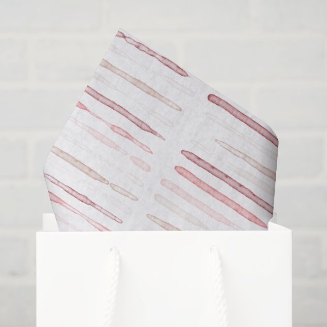 Papier Mousseline motif sans couture à l'aquarelle (Sac cadeau)