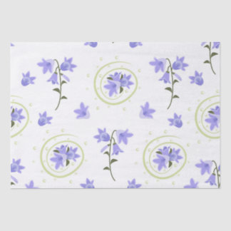 Papier Mousseline Motif sans couture Bellflower