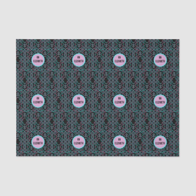 Papier Mousseline Motif sans couture du serpent (Recto)
