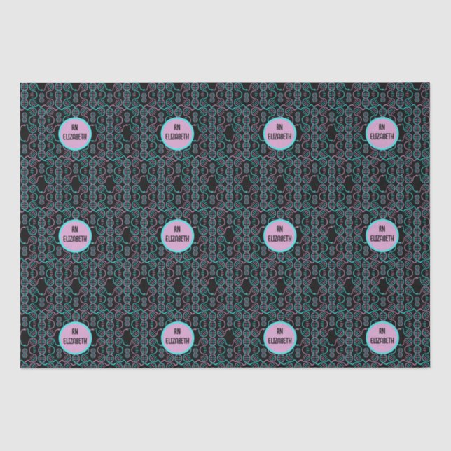 Papier Mousseline Motif sans couture du serpent (Recto)