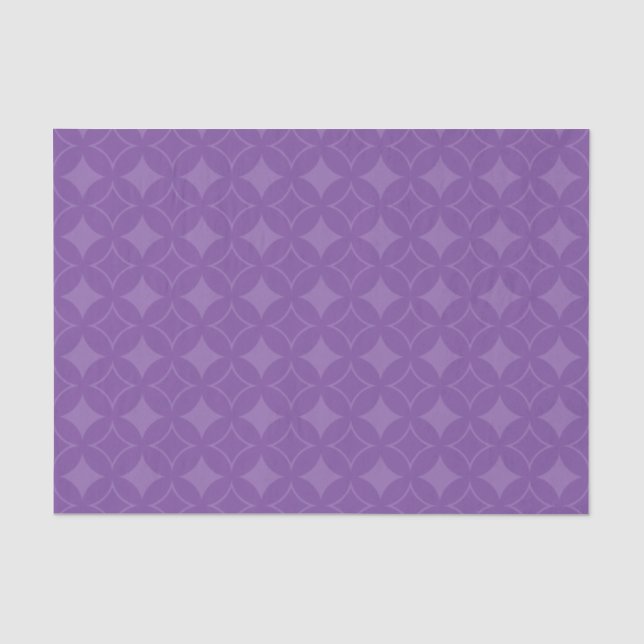 Papier Mousseline Motif shippo violet (Recto)