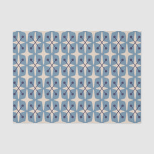 Papier Mousseline Motif Starburst moderne du milieu du siècle