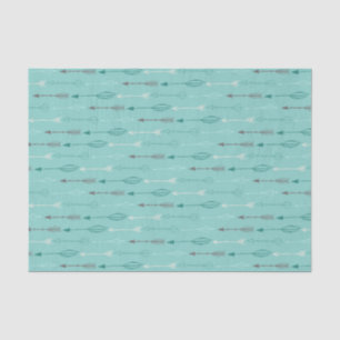 Papier Mousseline Motif tribal moderne Arrow & Feather