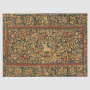 Papier Mousseline Motif Unicorne Floral