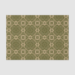 Papier Mousseline Motif vintage de damassé d'art