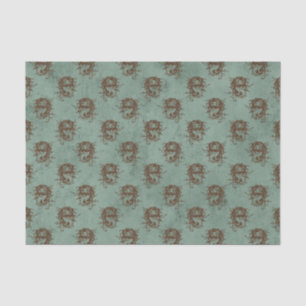 Papier Mousseline Motif vintage Dragon