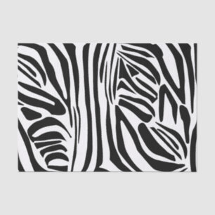 Papier Mousseline Motif zèbre