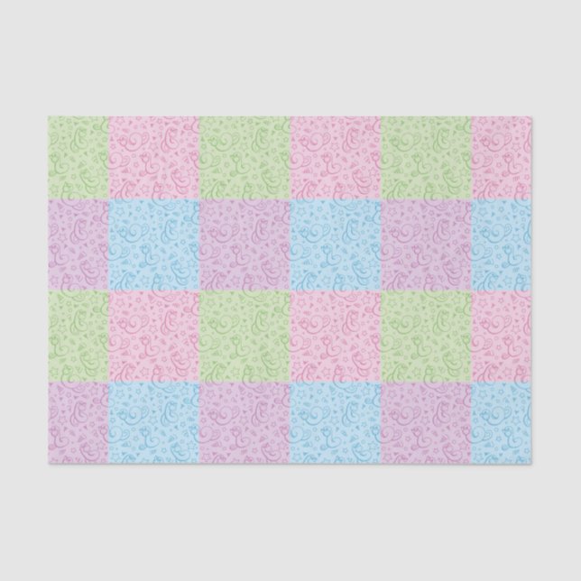 Papier Mousseline motifs avec des serpents (Recto)