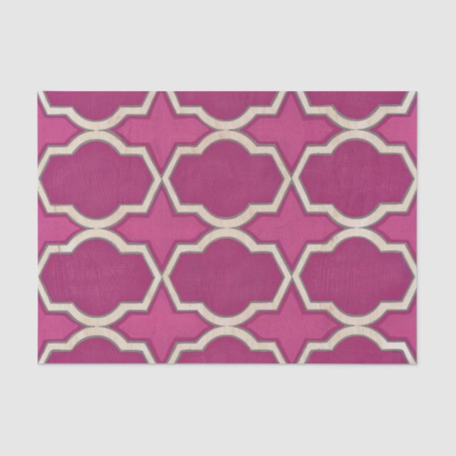 Papier Mousseline Motifs de marché II (Recto)