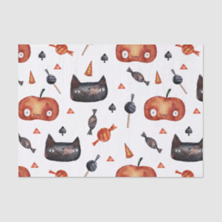 Papier Mousseline Motifs peints par Halloween mignons (Customizeable