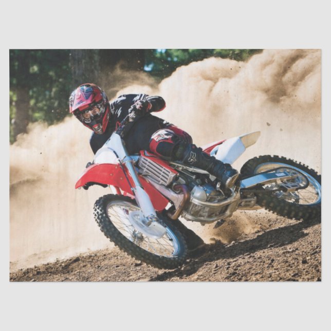 Papier Mousseline Motocross (Recto)