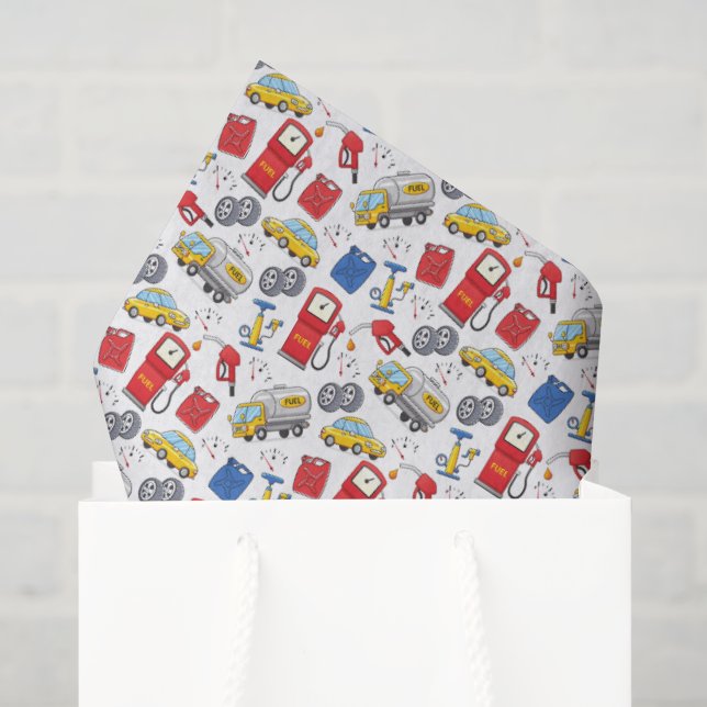 Papier Mousseline Mouchoir de la station-service (Sac cadeau)