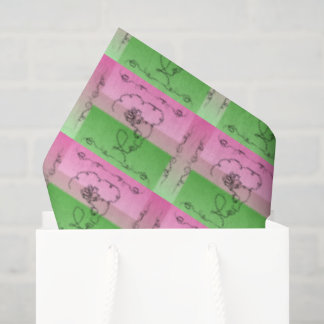 Papier Mousseline Mouchoirs en Papier Flowing Beauty Roselle