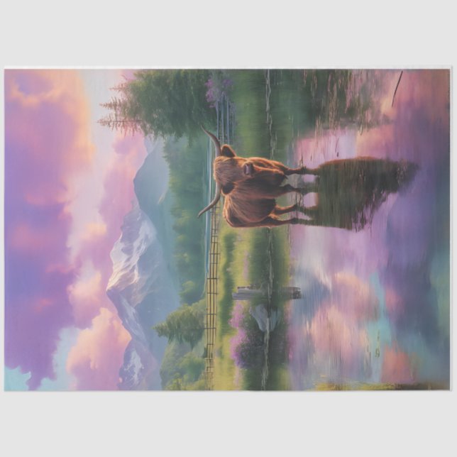 Papier Mousseline Mountain Highland (Recto)