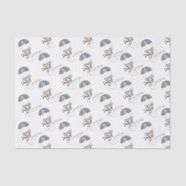 Papier Mousseline Mouse Adventure Await Tissue Paper (Recto)