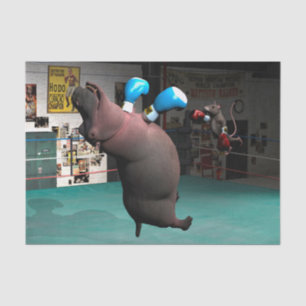 Papier Mousseline Mouse Beats Hippo KO