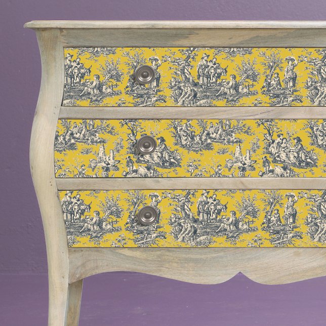 Papier Mousseline Moutarde jaune vintage (Créateur téléchargé)