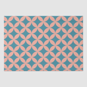 Papier Mousseline Moyenne du siècle Mod géométrique Rétro moderne Pê