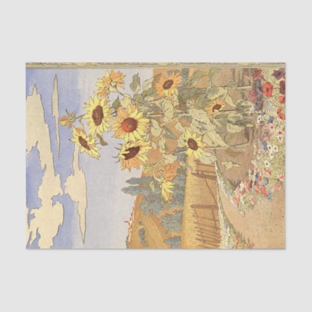 Papier Mousseline Mucha Print pour l'Ukraine pas de frontière (Recto)