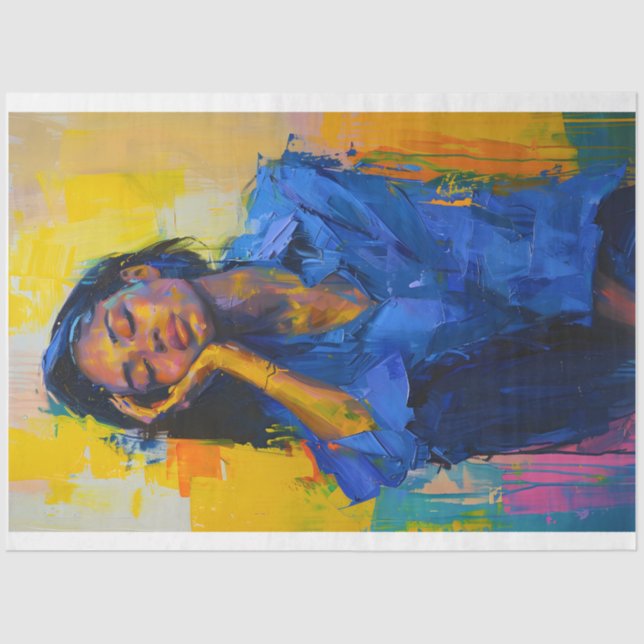 Papier Mousseline Multicultural Women of Beauty Series Découpage #3 (Recto)