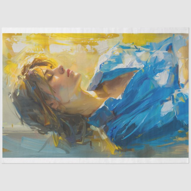 Papier Mousseline Multicultural Women of Beauty Series Découpage #5 (Recto)