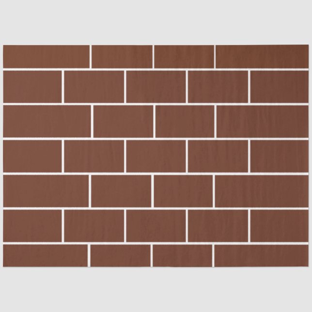 Papier Mousseline Mur de briques  (Recto)