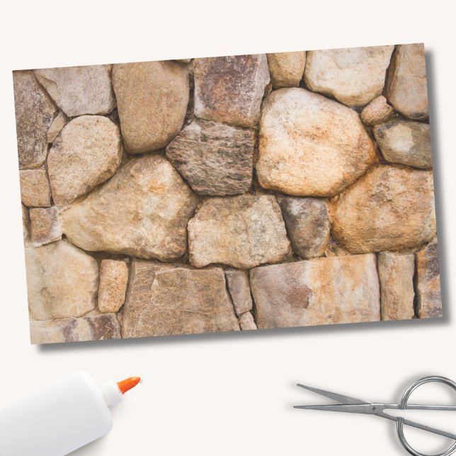 Papier Mousseline Mur de pierre de campagne (Créateur téléchargé)