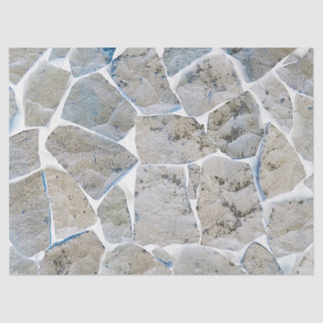 Papier Mousseline Mur de roche inversée (Recto)