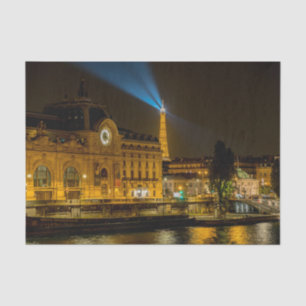 Papier Mousseline Musée d'Orsay à Paris la nuit