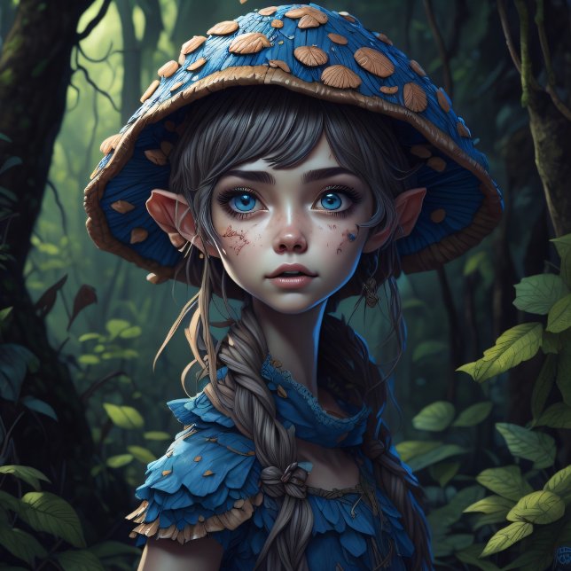 Papier Mousseline Mushroom Gypsy woman v8 tissue paper (Créateur téléchargé)