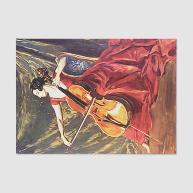 Papier Mousseline Musique céleste (Recto)