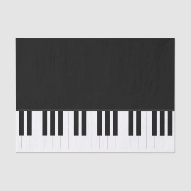 PAPIER MOUSSELINE MUSIQUE DE PIANO (Recto)