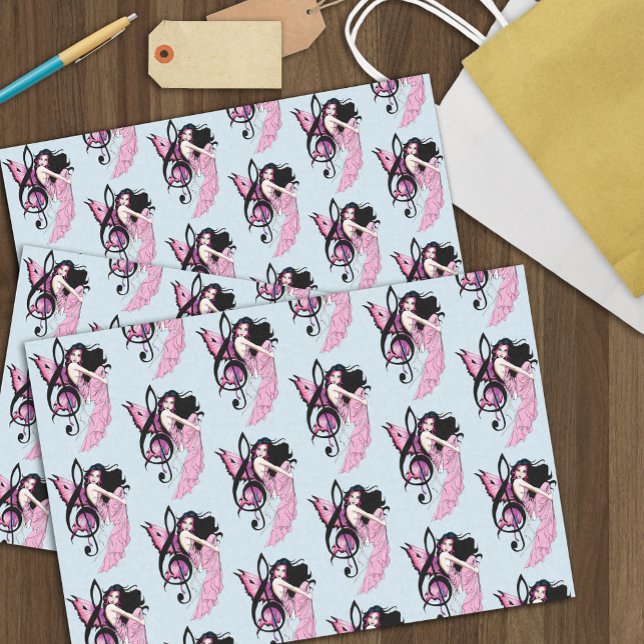 Papier Mousseline Musique Note Fée (Créateur téléchargé)