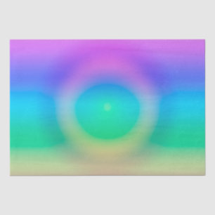 Papier Mousseline Mystic Rainbow Eye Ombre