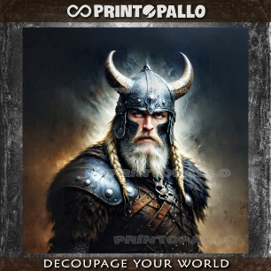 Papier Mousseline Mythe nordique : Odin, le dieu de la guerre et de