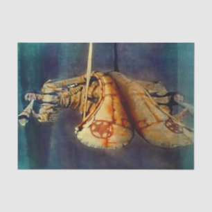 Papier Mousseline N C Wyeth Western Peinture "The Moose Call"