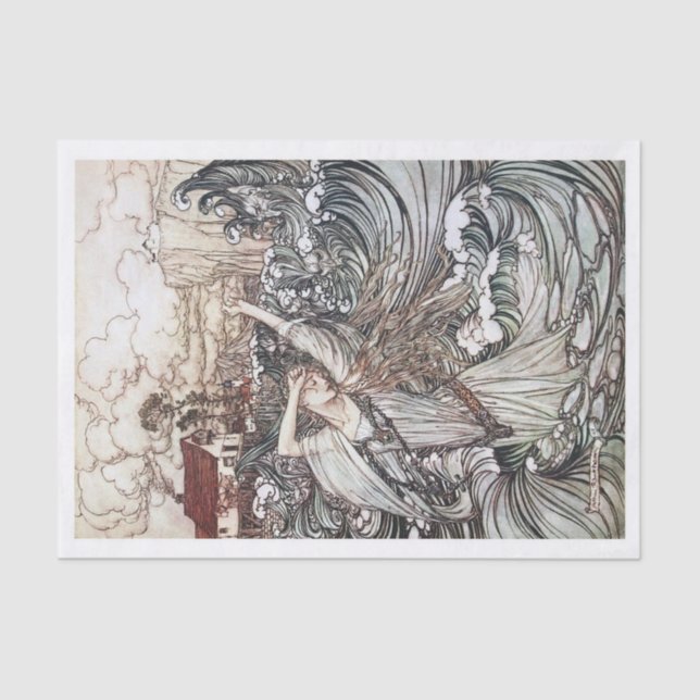 Papier Mousseline Naiad des inondations (Recto)