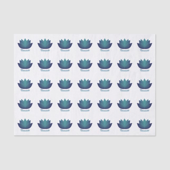 Papier Mousseline Namaste Lotus Flower (Recto)