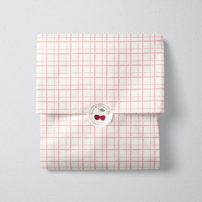 Papier Mousseline Nappe de pique-nique à carreaux rose pâle (Créateur téléchargé)