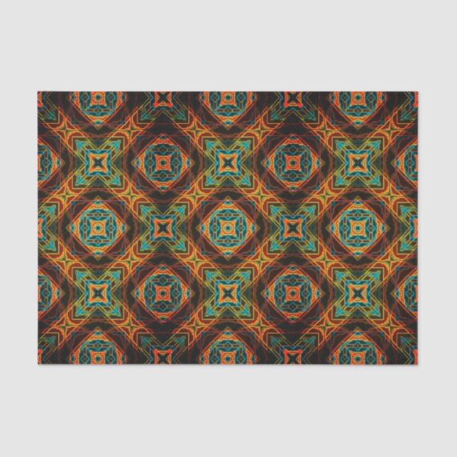 Papier Mousseline Natif américain moderne 19 (Recto)