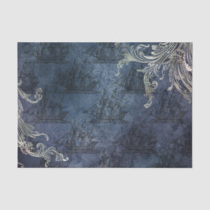 Papier Mousseline Nautique vintage