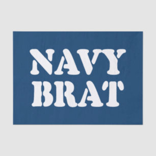 PAPIER MOUSSELINE NAVY BRAT