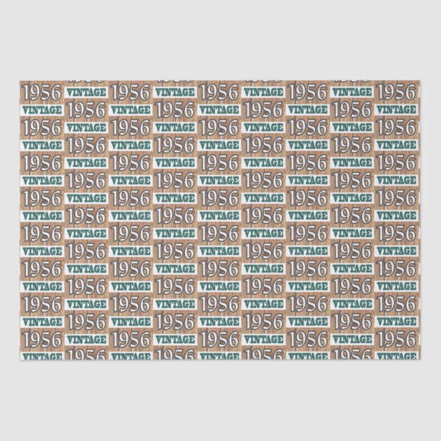 Papier Mousseline Né en 1956 papier de tissu (Recto)