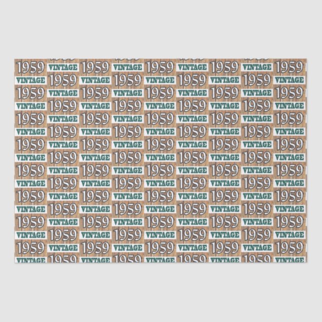 Papier Mousseline Né en 1959 papier tissulaire (Recto)