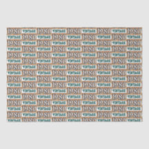 Né en 1980 papier de tissu