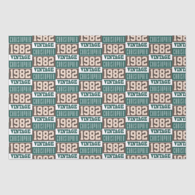 Papier Mousseline Né en 1982 (Recto)