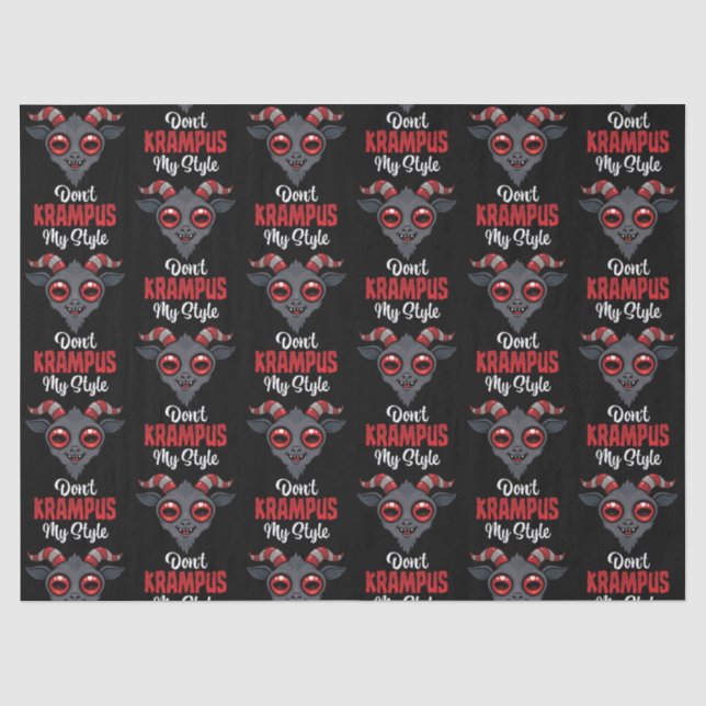 Papier Mousseline Ne Krampuse Pas Mon Style (Recto)