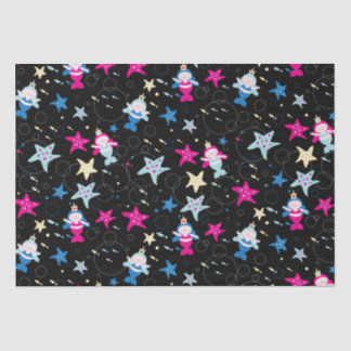 Papier Mousseline NEON Mermaid Sea Life Poisson Starfish Fête d'anni