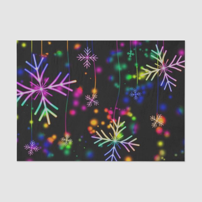 Papier Mousseline Neon Snow (Recto)