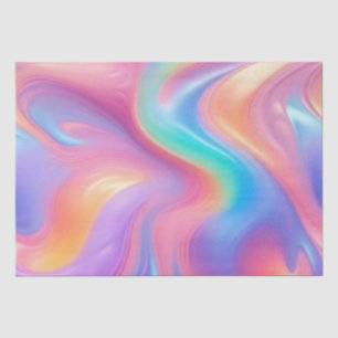 Papier Mousseline Neon tendance Pink Blue vert vert vagues abstraite